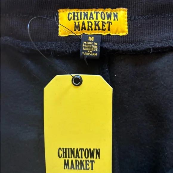VTG DEADSTOCK Chinatown Market Joggers Sweatpants Lips and Teeth Graphic RARE